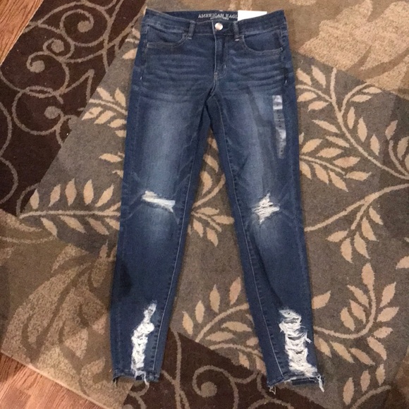 ripped jeans size 8